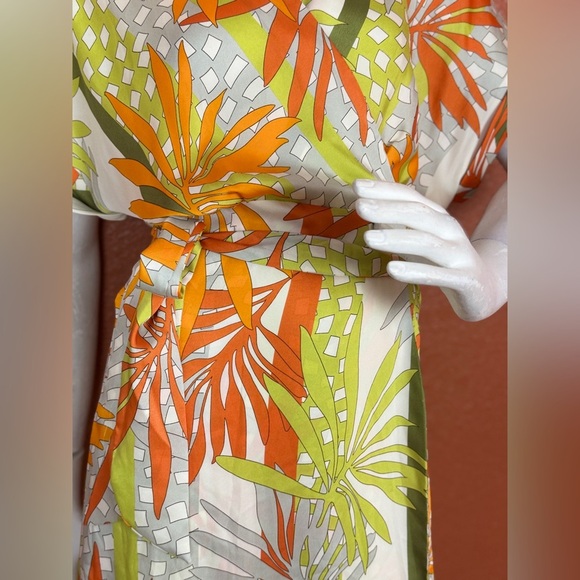Dress Forum Los Angeles Tropical Print Maxi Dress Size Medium - Picture 11 of 17